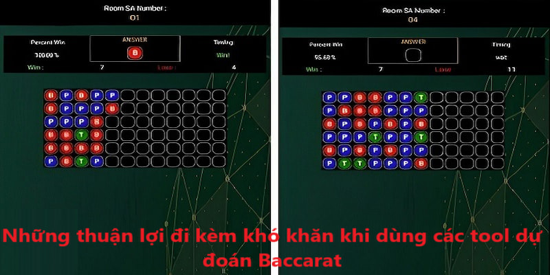 Những ưu và nhược điểm khi dùng tool dự đoán Baccarat